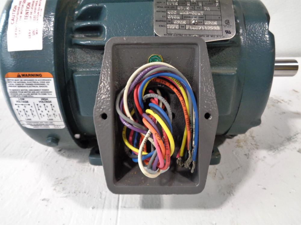 Baldor Reliance 1HP Super-E Severe Duty XEX Motor ECP3581T, 0SF008X01461